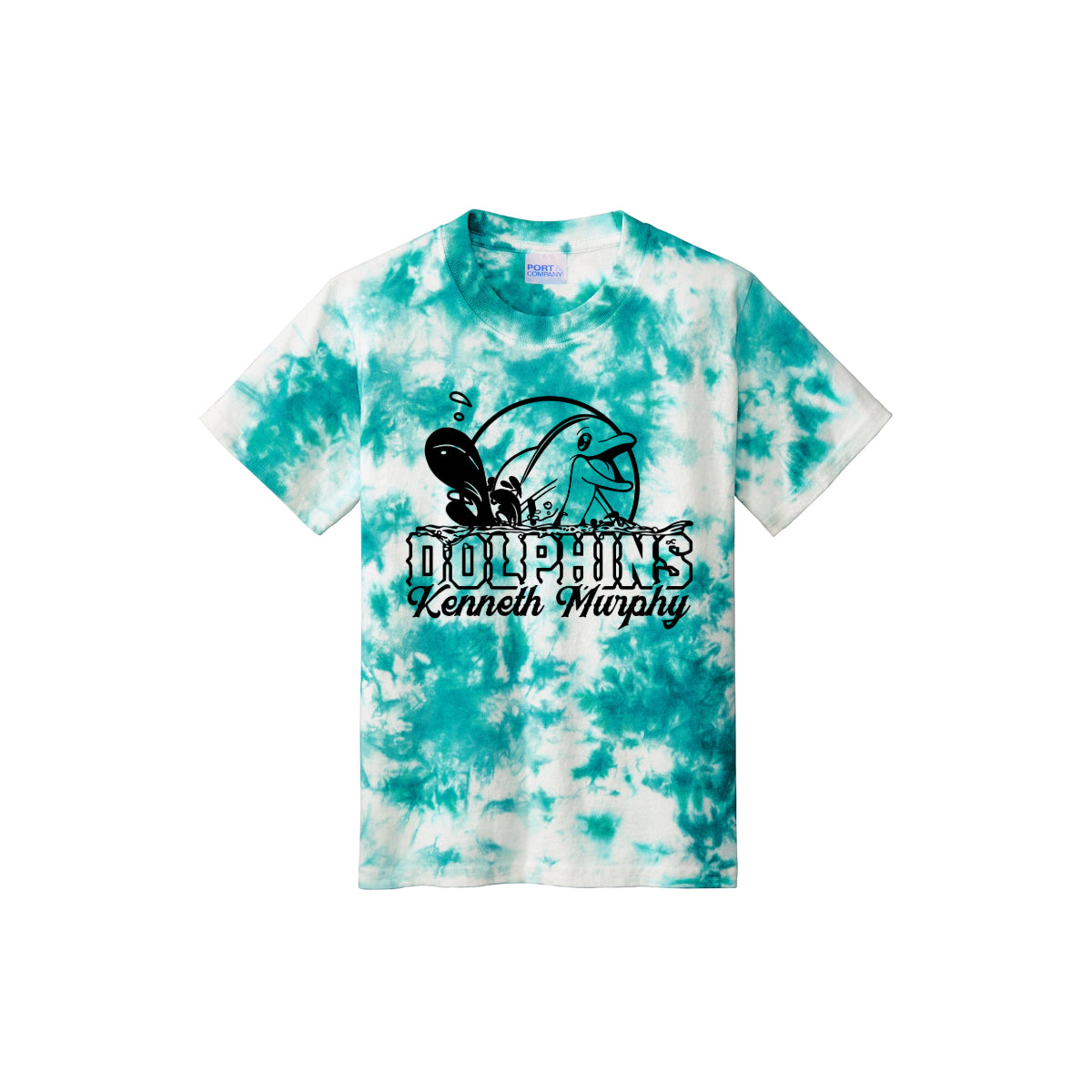 Port & Company ® Teal Crystal Tie-Dye Tee (Adult & Youth)