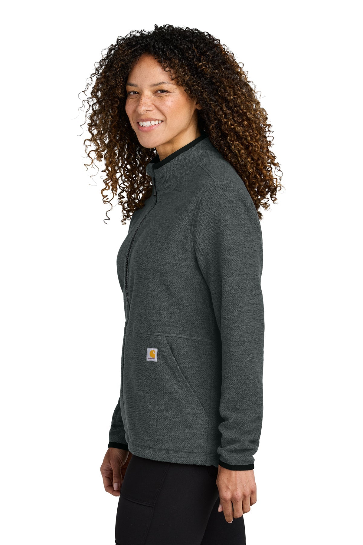 Carhartt® Women’s Textured Full - Zip Fleece Jacket - Pop - Up Shoppes